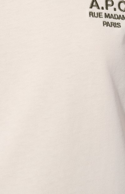 Хлопковая футболка A.P.C., арт. C0EZC-F26848, фото 5