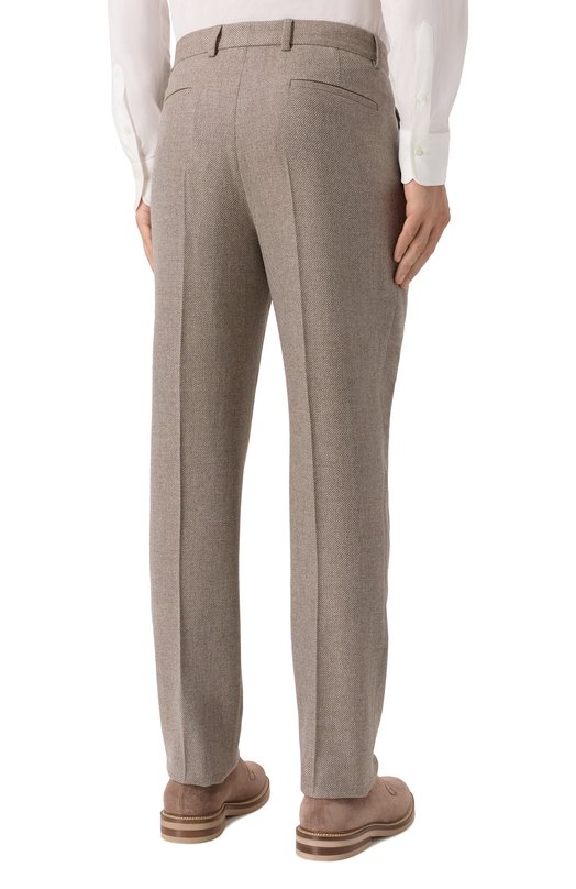 Шерстяной костюм Brunello Cucinelli MV414LDWH Бежевый  MV414LDWH Фото 5