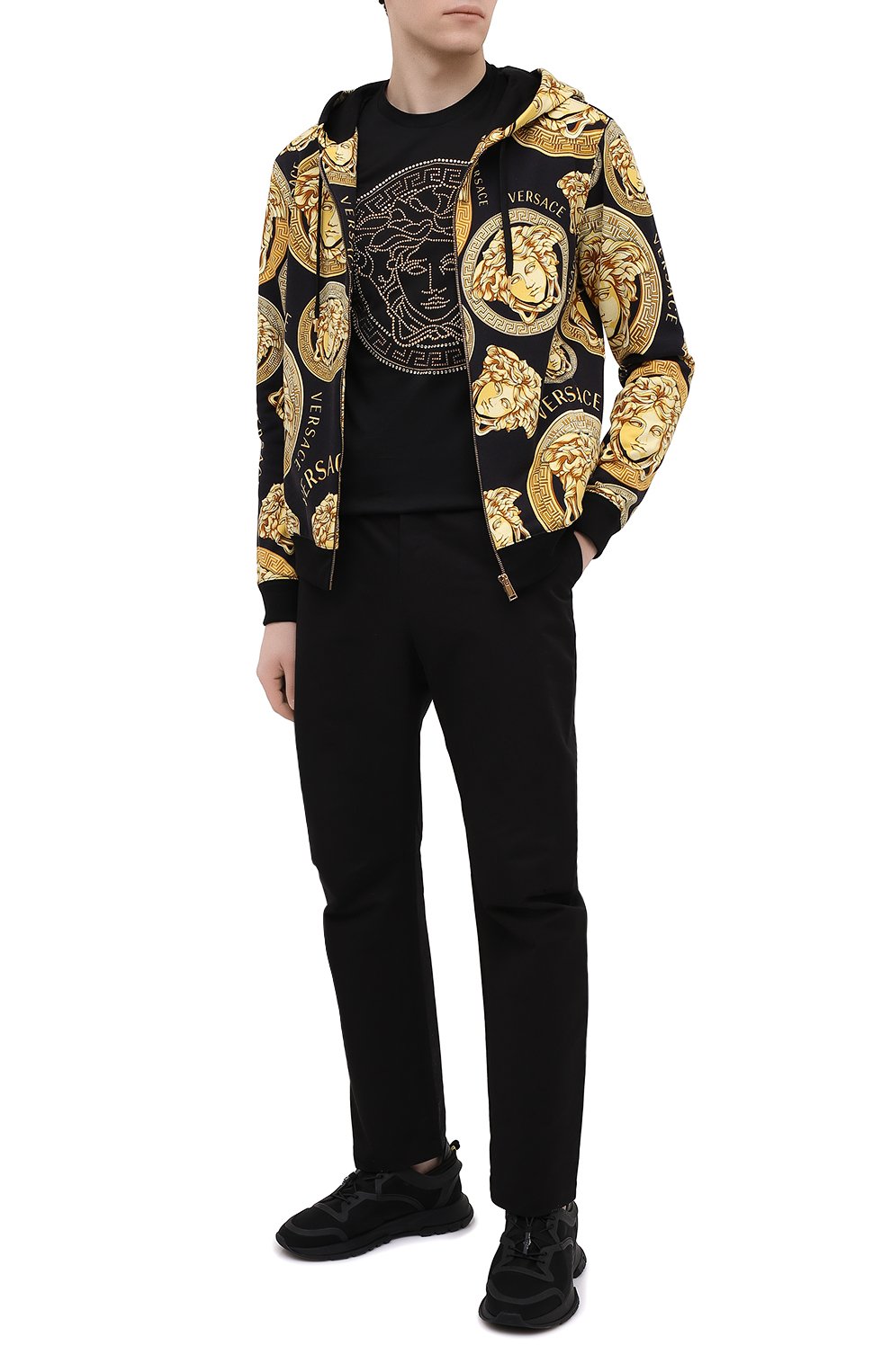 Хлопковая футболка VERSACE, арт. A77987/A201952, фото 2