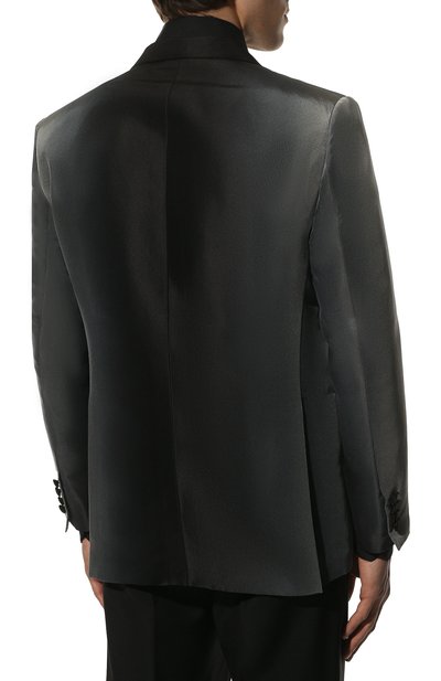 Смокинг из шелка и хлопка BRIONI, арт. REQS0P/P140U/VIRGILI0, фото 4