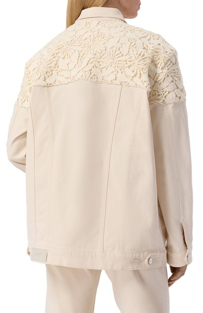 Джинсовая куртка MVST кремового цвета по цене 174000 руб., арт. X2P.P001/MAC-58/MAVERICK, фото 4 Джинсовая куртка MVST, арт. X2P.P001/MAC-58/MAVERICK, фото 4