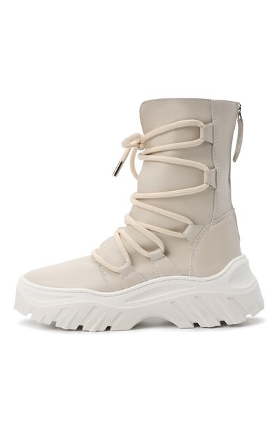 Кожаные ботинки trekking INUIKII белого цвета по цене 47550 руб., арт. 70107-110, фото 4 Кожаные ботинки trekking INUIKII, арт. 70107-110, фото 4