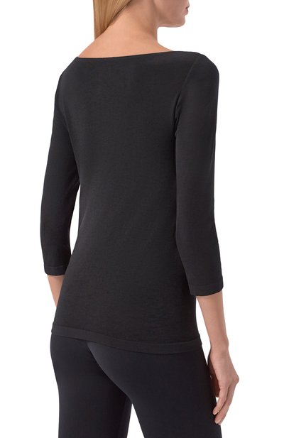 Пуловер WOLFORD черного цвета по цене 41900 руб., арт. 55040, фото 4 Пуловер WOLFORD, арт. 55040, фото 4
