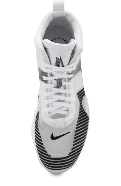 Комбинированные кроссовки lebron x john elliott icon на шнуровке NIKELAB, арт. AQ0114-100, фото 5