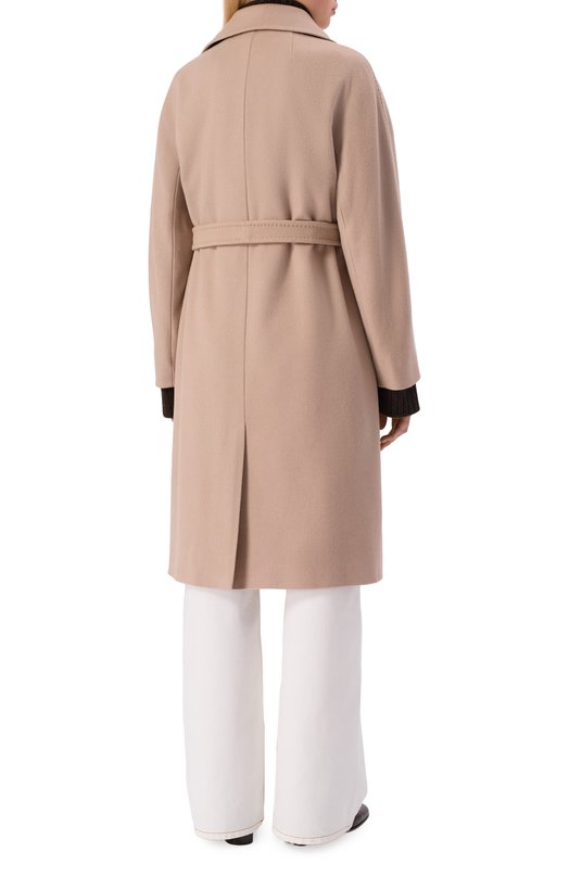 Кашемировое пальто Weekend Max Mara CASCIA Бежевый  CASCIA Фото 4