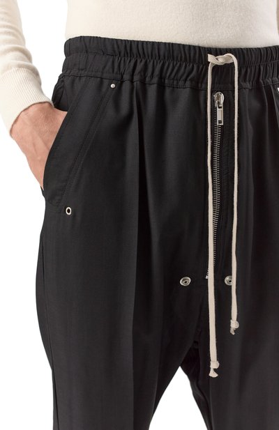 Шерстяные брюки RICK OWENS, арт. RU01E5361/WG, фото 5