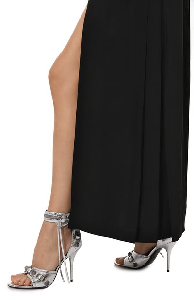 Кожаные босоножки cagole 110 BALENCIAGA, арт. 743057/WBDK3, фото 3