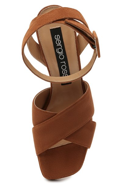 Замшевые босоножки SERGIO ROSSI, арт. A94250-MCAZ01, фото 5