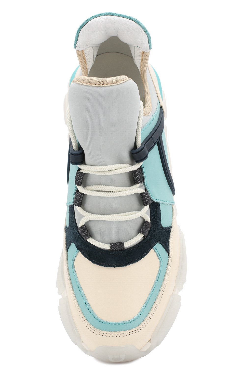 Комбинированные кроссовки FERRAGAMO, арт. Z-07233721C, фото 5