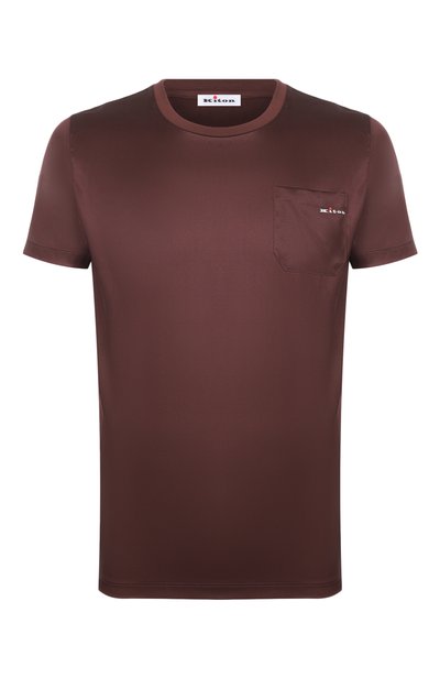 Мужская шелковая футболка KITON, арт. UNWM019K0265L
