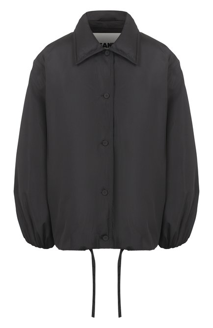 Женская пуховая куртка JIL SANDER черного цвета, арт. J01AF0107-J70192 | Фото 1 (Материал сплава: Проставлено; Длина (верхняя одежда): Короткие; Материал подклада: Синтетический материал; Рукава: Длинные; Материал утеплителя: Пух и перо; Материал внешний: Синтетический материал; Драгоценные камни: Проставлено)