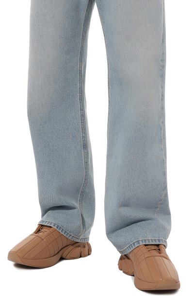 Кожаные кроссовки BURBERRY, арт. 8060225, фото 3