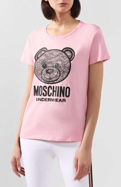 Хлопковая футболка MOSCHINO, арт. A1913/9019, фото 3