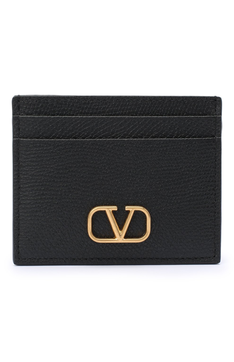 Кожаный футляр для кредитных карт VALENTINO черного цвета по цене 31650 руб., арт. VW2P0V32/SNP, фото 1 Кожаный футляр для кредитных карт VALENTINO, арт. VW2P0V32/SNP, фото 1