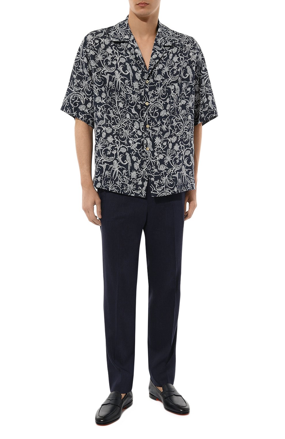 Льняная рубашка KITON, арт. UMC028H08902, фото 2