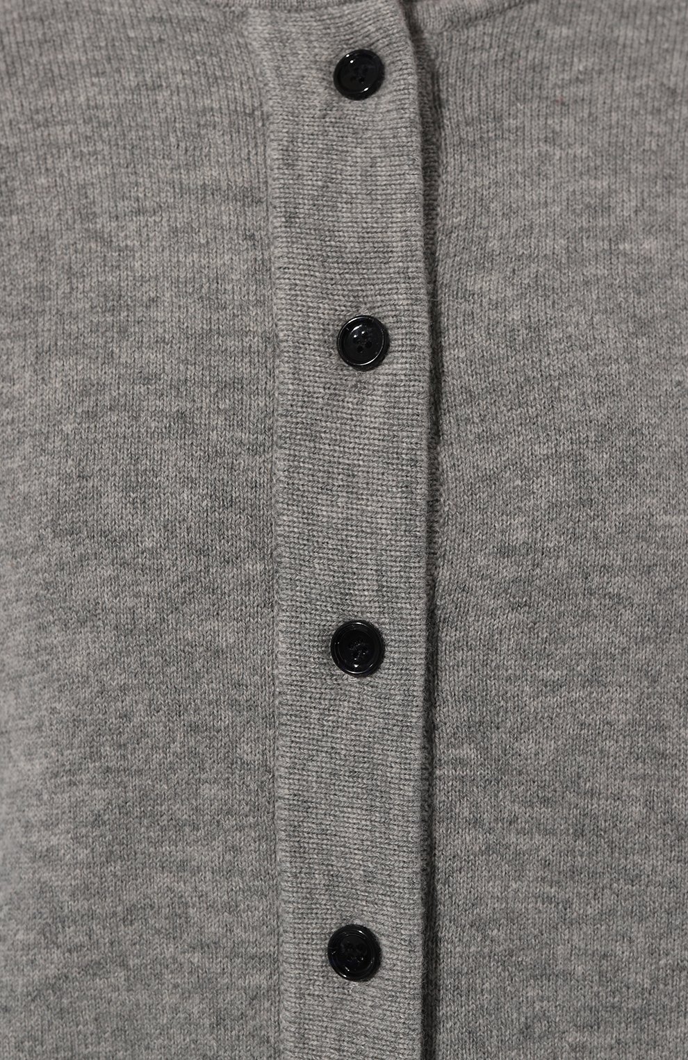 Кардиган из шерсти и кашемира ALLUDE серого цвета по цене 69950 руб., арт. 235/17710, фото 5 Кардиган из шерсти и кашемира ALLUDE, арт. 235/17710, фото 5