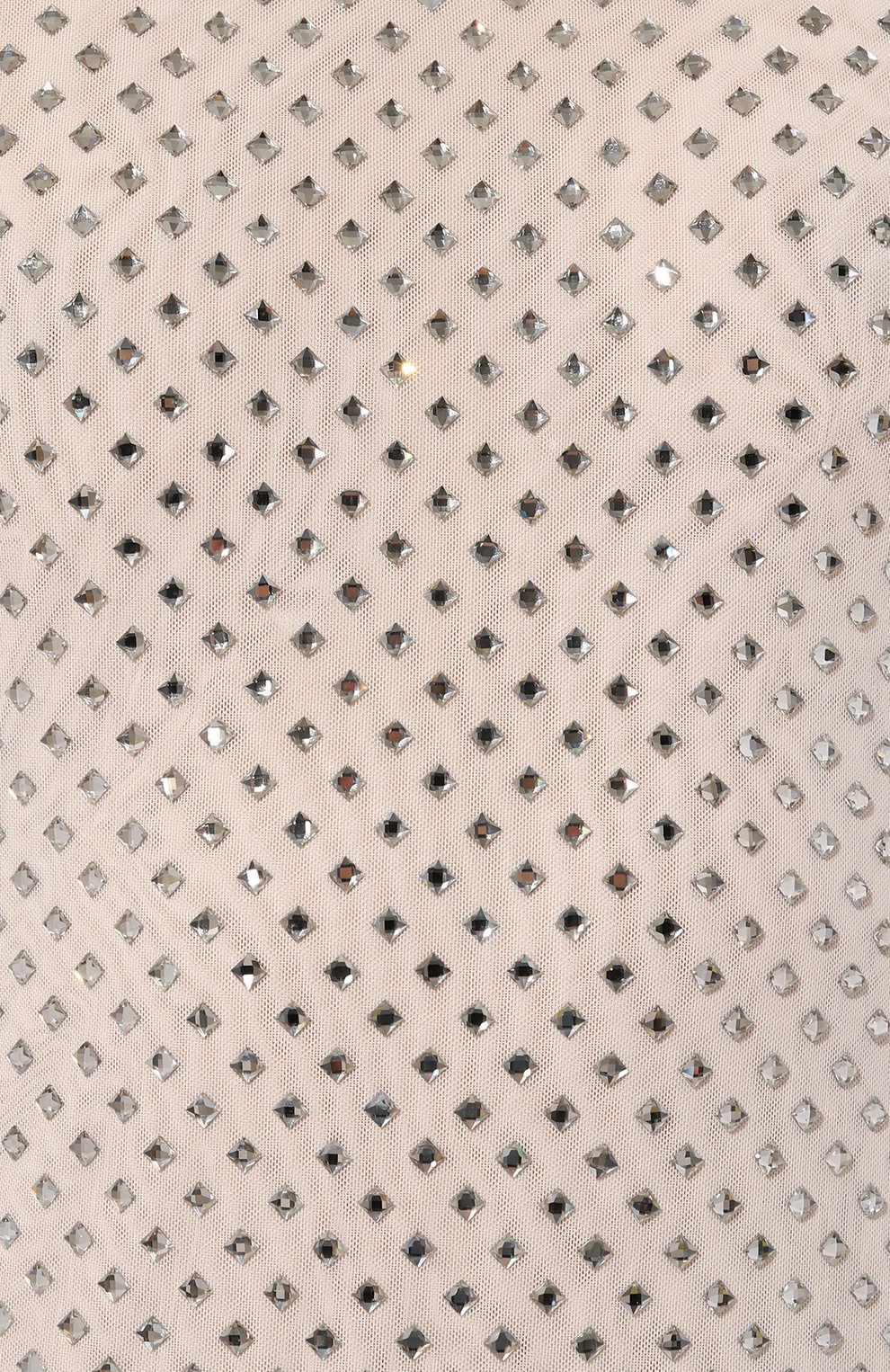 Платье с отделкой стразами SELF-PORTRAIT кремового цвета по цене 79950 руб., арт. PF24-171X-C, фото 5 Платье с отделкой стразами SELF-PORTRAIT, арт. PF24-171X-C, фото 5