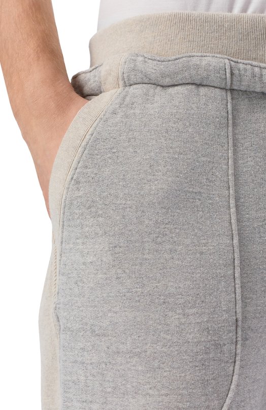 Хлопковые брюки R13 R13WK334-001BH Серый  R13WK334-001BH Фото 5