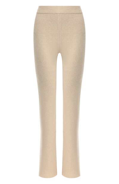Женские брюки NANUSHKA, арт. LEBA_CREME_CASHMERE BLEND RIB