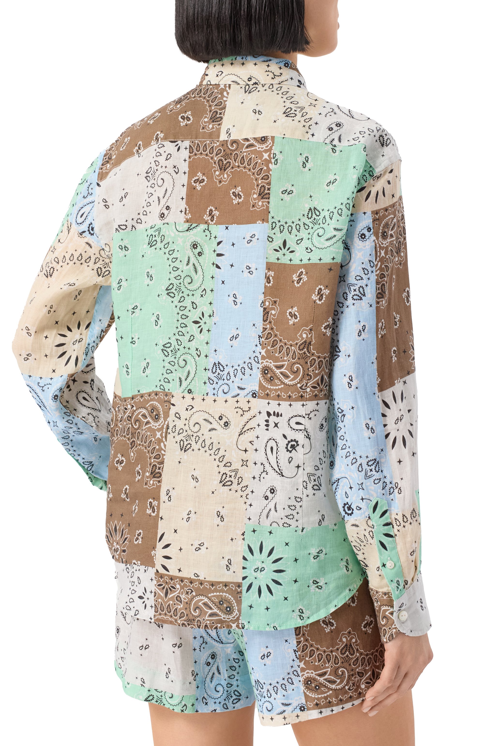 Льняная рубашка MC2 SAINT BARTH, арт. STBW MEREDITH/06149H, фото 4