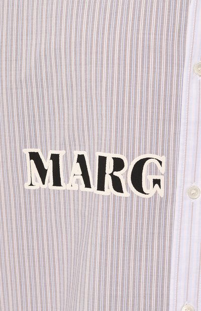 Хлопковая рубашка MM6, арт. S52DL0216/S76458, фото 5