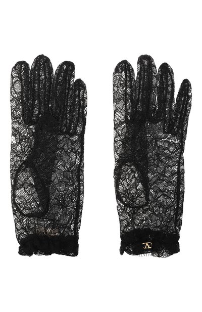 Перчатки VALENTINO черного цвета по цене 64800 руб., арт. 7W0GD00H/FPW, фото 3 Перчатки VALENTINO, арт. 7W0GD00H/FPW, фото 3