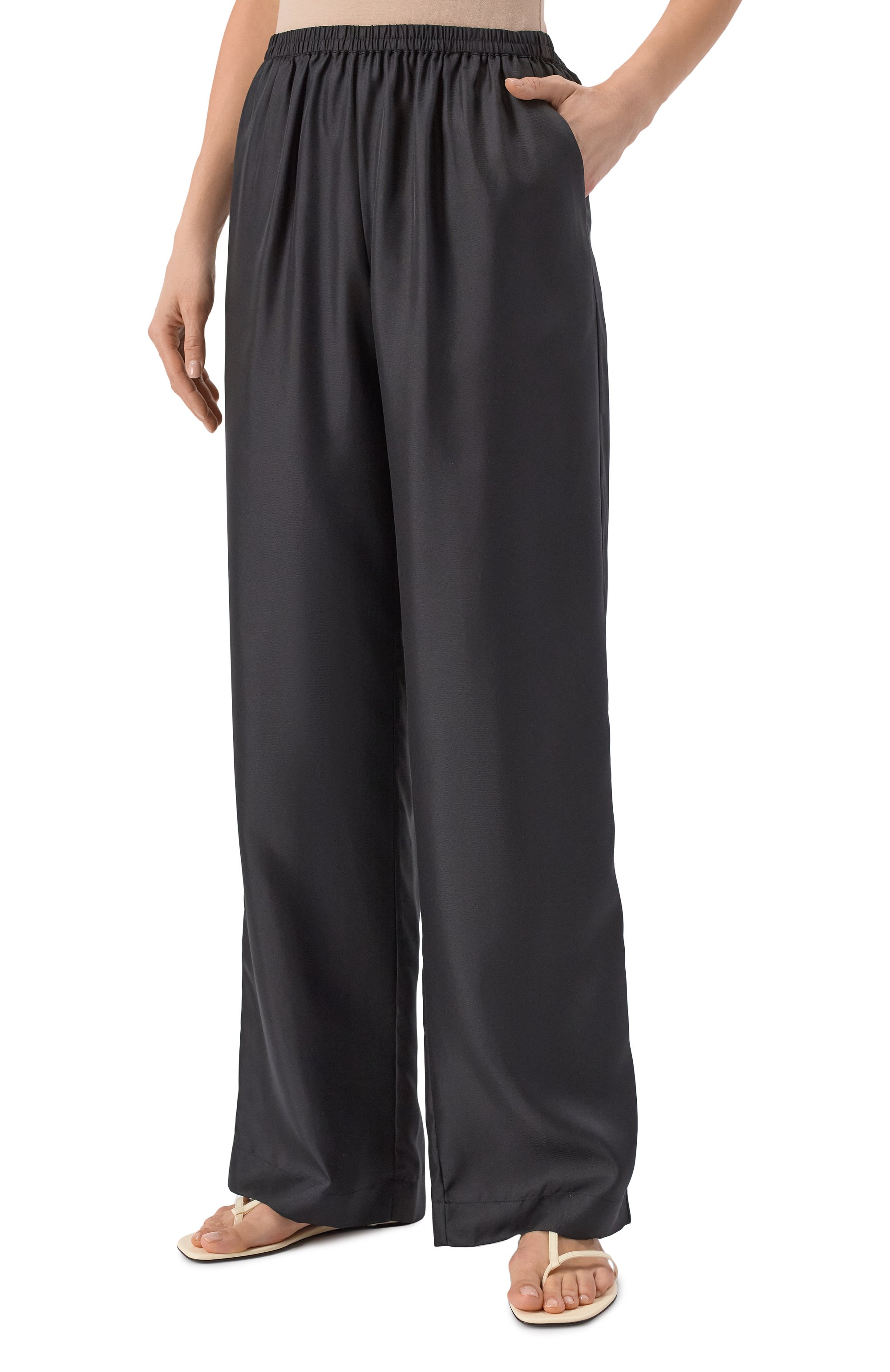 Шелковые брюки LOULOU DE SAISON, арт. ALERA, фото 3