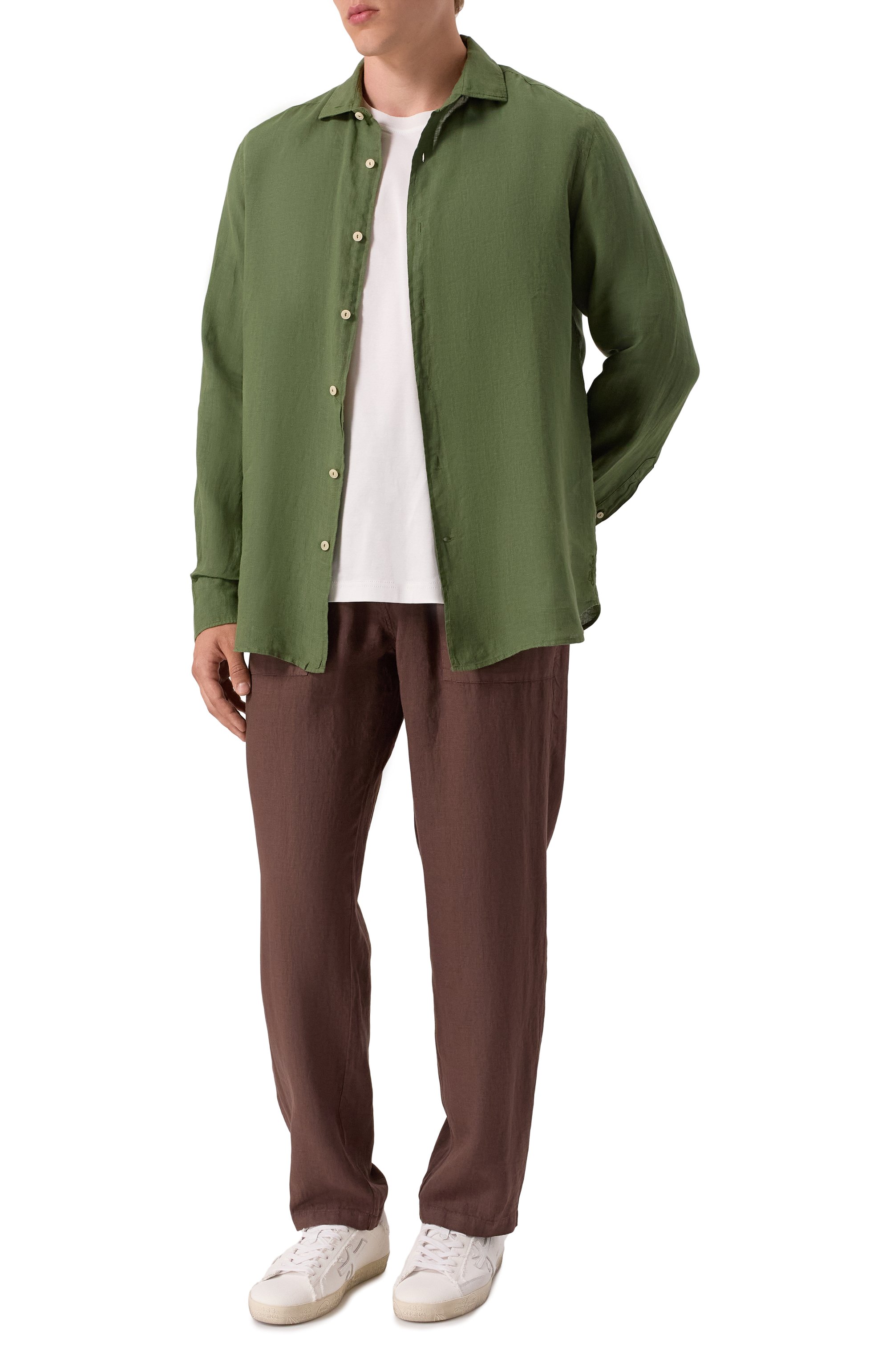 Льняные брюки MC2 SAINT BARTH, арт. STBM CALAIS/00320H, фото 2