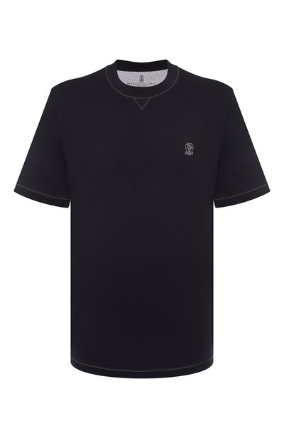 Мужская хлопковая футболка BRUNELLO CUCINELLI, арт. M0B131328G