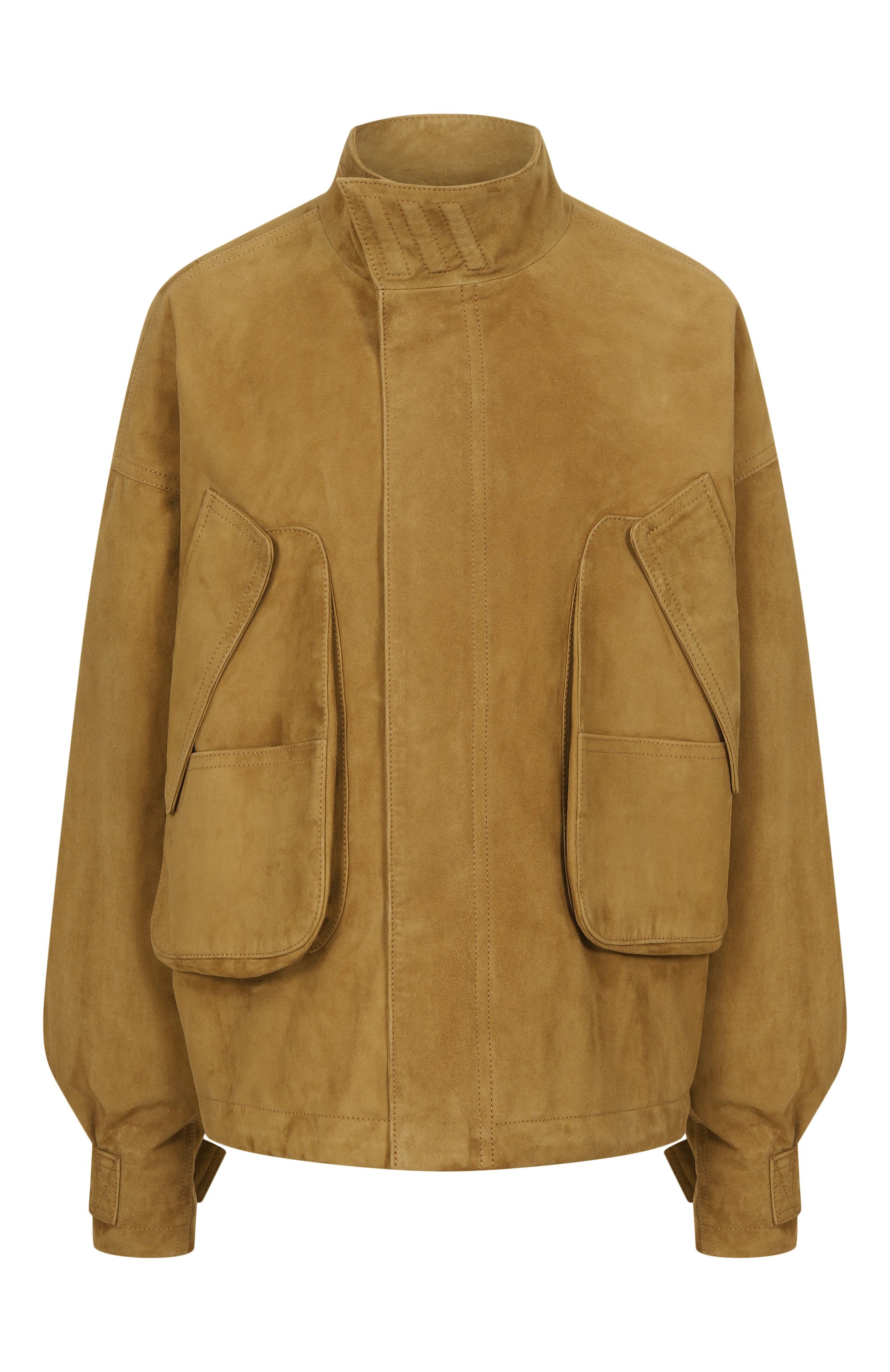 Замшевая куртка THE ATTICO, арт. 260WCB00106/LBT144AA, фото 1