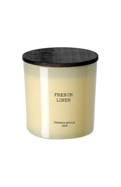 Свеча french linen (600g) CERERIA MOLLA 1899 бесцветно�го цвета, арт. 8424405066324 | Фото 1 (Региональные ограничения белый список (Axapta Mercury): Не проставлено; Нос: Не проставлено; Ограничения доставки: flammable)