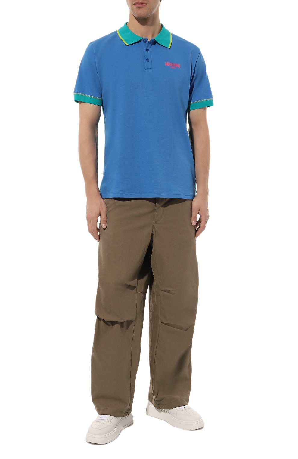 Хлопковое поло MOSCHINO, арт. A1603/9309, фото 2