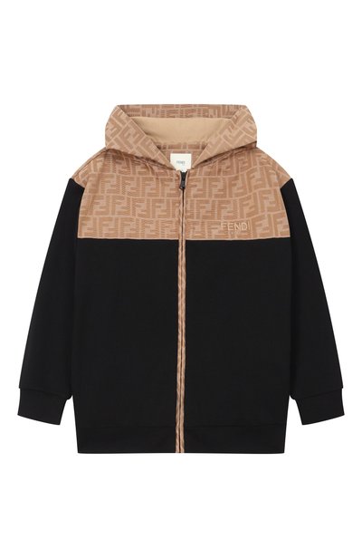 Хлопковая толстовка FENDI, арт. JUH106/5V0/3A-6A