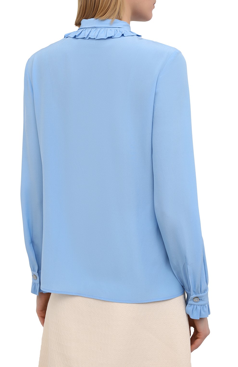 Шелковая блузка GUCCI, арт. 643272/ZAA0G, фото 4