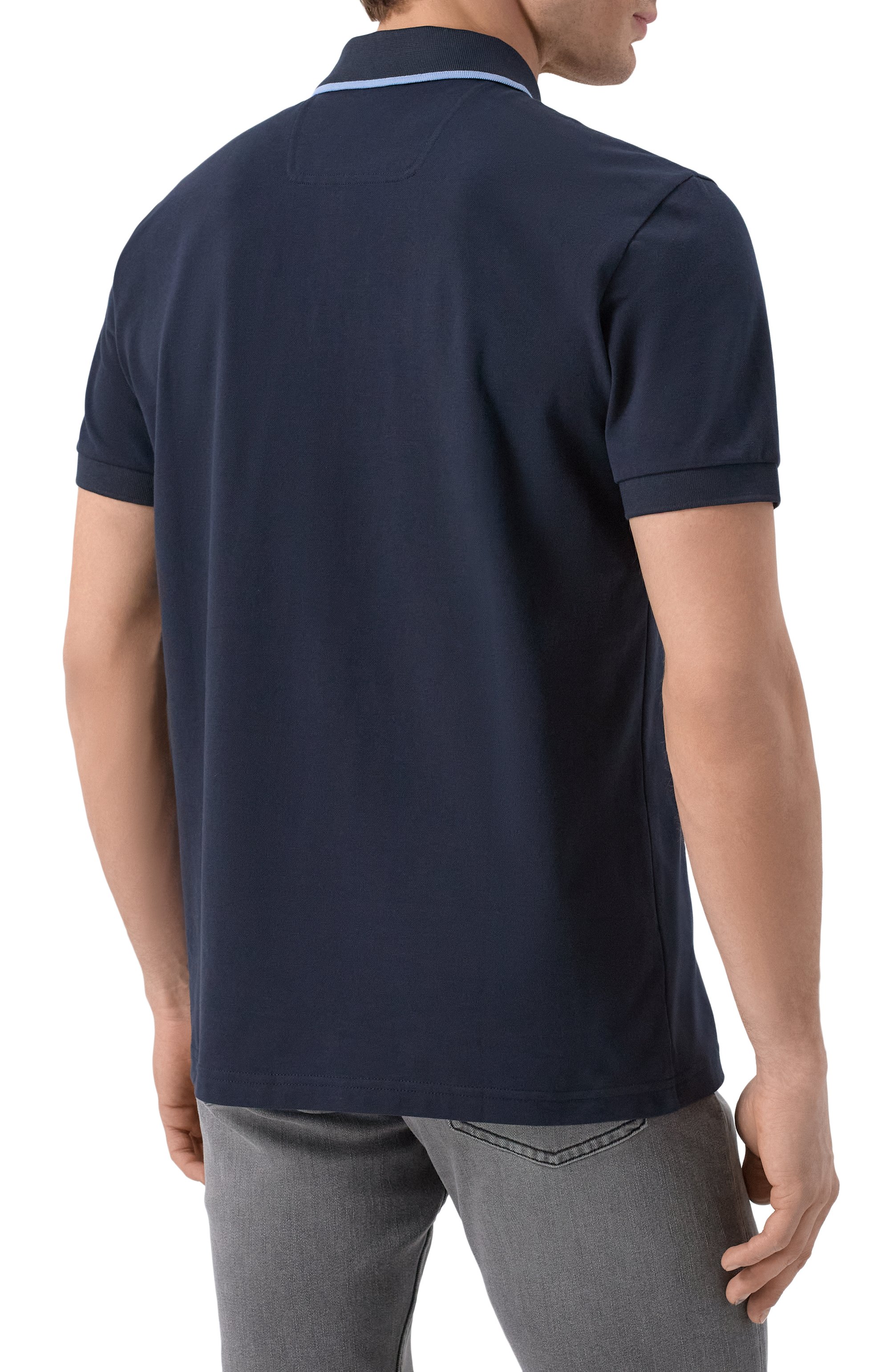 Хлопковое поло BOSS GREEN, арт. 50537489, фото 4