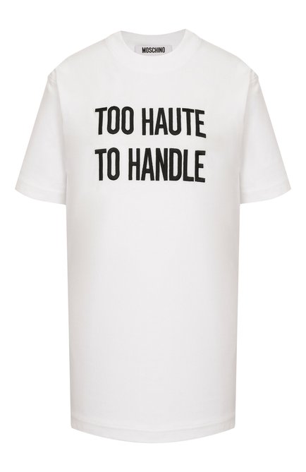 Женская хлопковая футболка MOSCHINO, арт. J0704/5441