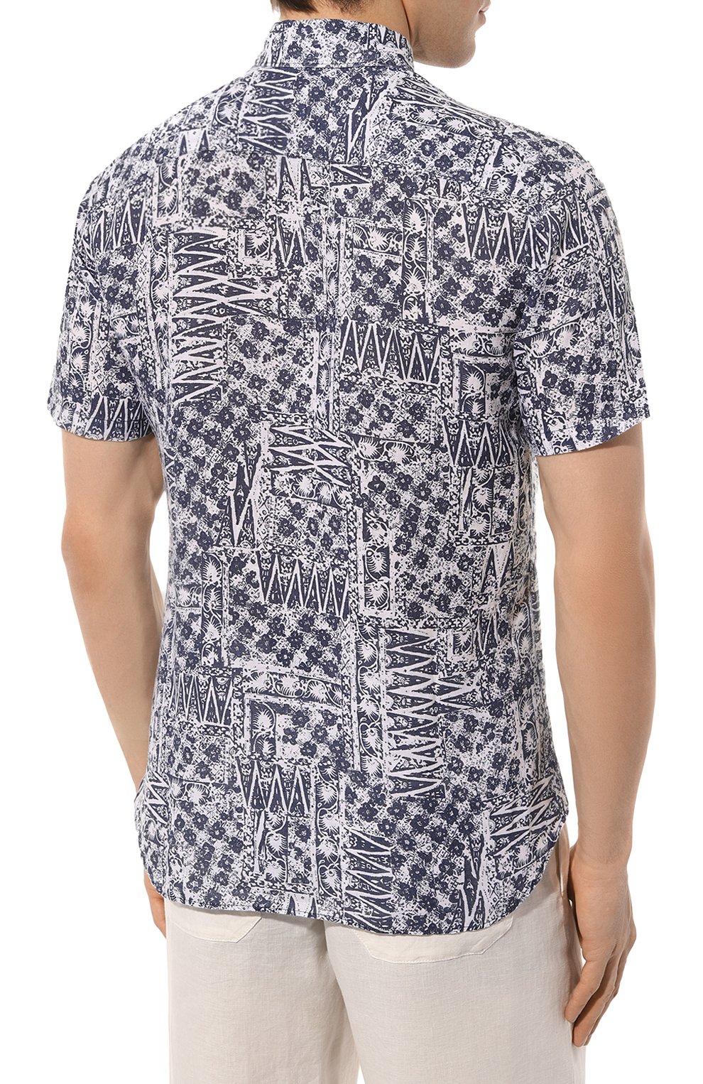 Льняная рубашка 120% LINO, арт. Y0M1368/000G182/000, фото 4