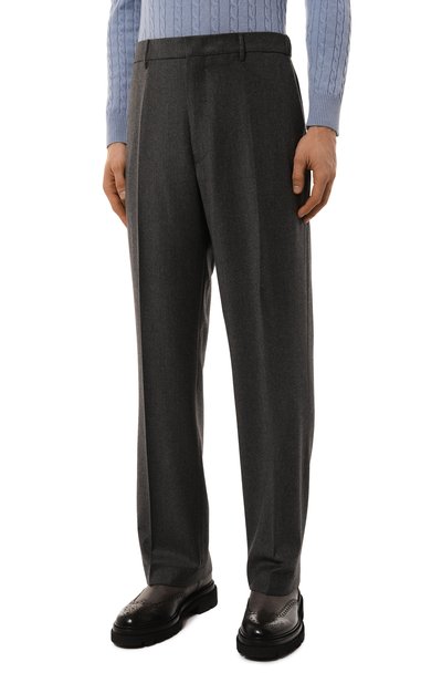 Брюки из шерсти и кашемира ANDREA CAMPAGNA, арт. LUCAN0 ELAX/ZG1200, фото 3