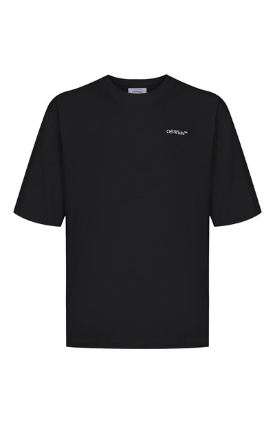 Мужская хлопковая футболка OFF-WHITE, арт. 0MAA120F25JER00M