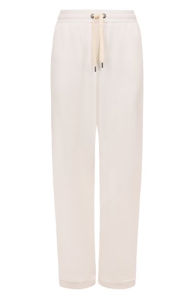 Женские брюки из хлопка и шелка BRUNELLO CUCINELLI, арт. MD828SM689