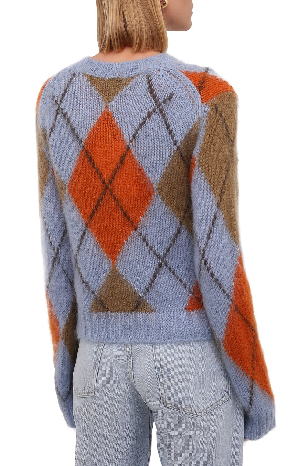 Свитер KENZO светло-голубого цвета по цене 39850 руб., арт. FB62PU6103CC, фото 4 Свитер KENZO, арт. FB62PU6103CC, фото 4
