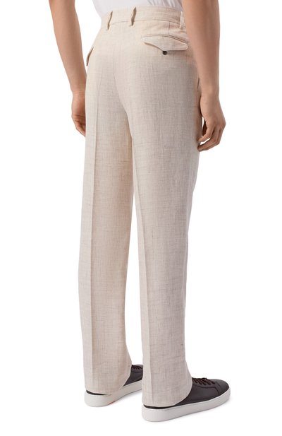 Брюки из хлопка и льна MVST, арт. M26.CSM.T414/665-C0/LINEN, фото 4