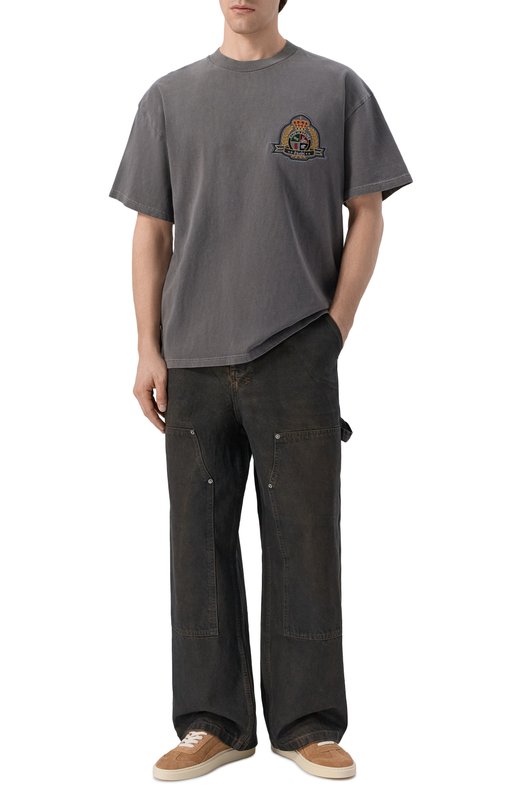 Хлопковая футболка Ksubi MPS26TE014 Серый  MPS26TE014 Фото 2