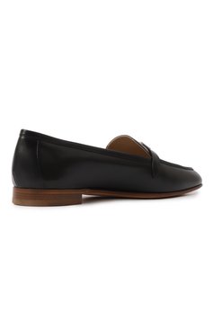 Женские кожаные лоферы KITON черного цвета, арт. D59826K0905F01 | Фото 5 (Материал внутренний: Натуральная кожа; Материал внешний: Натуральная кожа; Подошва: Плоская; Каблук высота: Низ�кий; Материал сплава: Проставлено; Драгоценные камни: Проставлено)