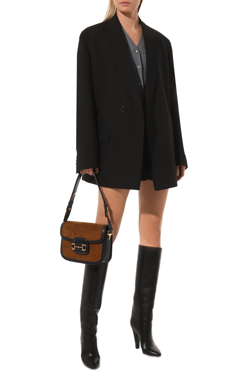 Сумка 1955 horsebit small GUCCI коричневого цвета по цене 338400 руб., арт. 602204 2S8AG, фото 7 Сумка 1955 horsebit small GUCCI, арт. 602204 2S8AG, фото 7