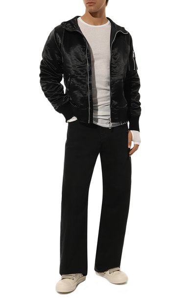 Кожаные кеды porterville jumbo RICK OWENS, арт. RU02D6893/LC0W2, фото 2