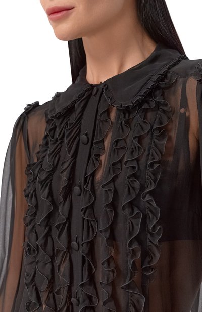 Шелковая блузка DOLCE & GABBANA, арт. F5U02T/FU1AT, фото 5