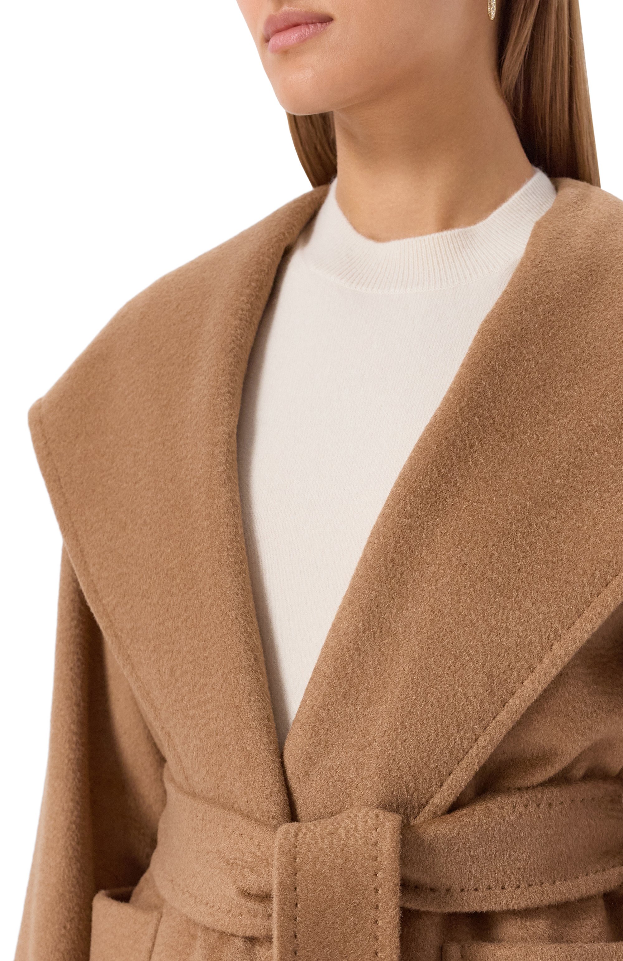 Шерстяное полупальто MAX MARA, арт. RIALT0, фото 5