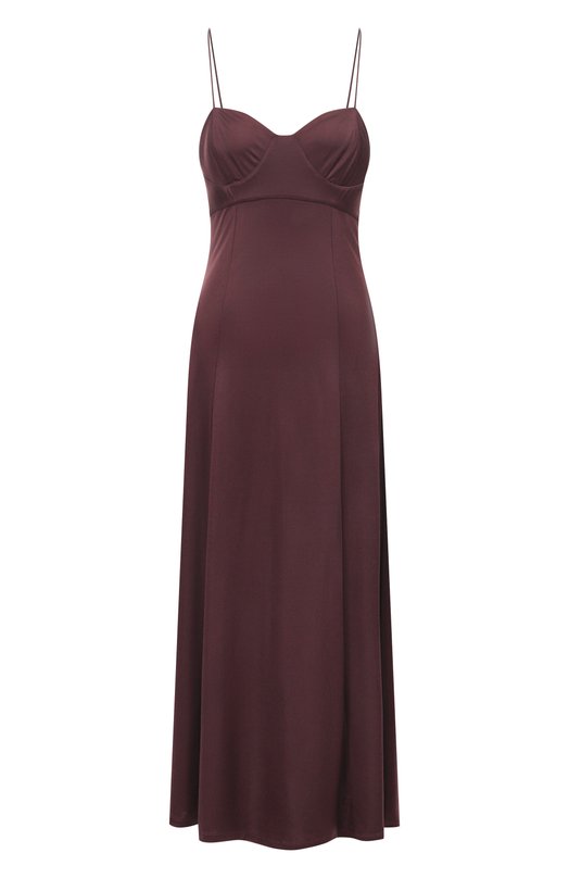 Платье из вискозы Dries Van Noten 011160/2617 Бордовый 011160/2617