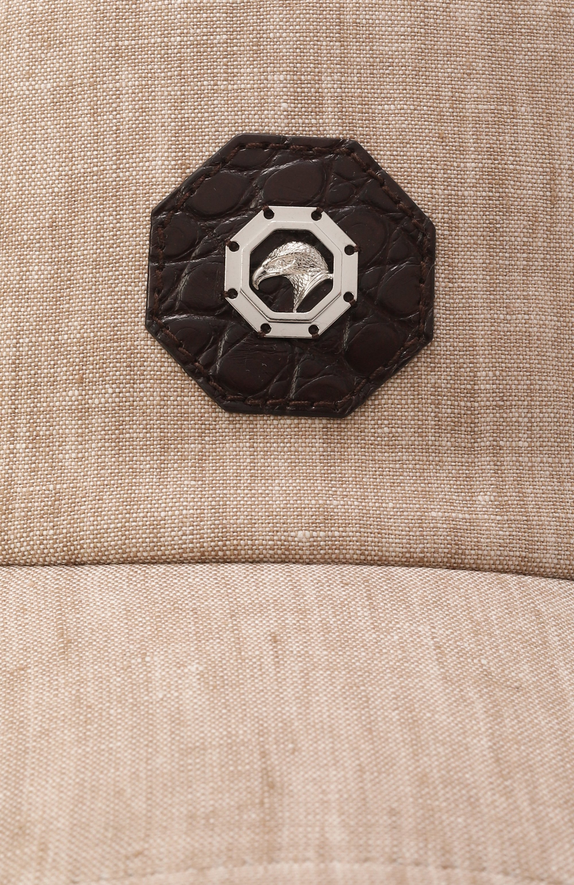 Льняная бейсболка STEFANO RICCI бежевого цвета по цене 82350 руб., арт. MCV24AL16E/L0005Q, фото 4 Льняная бейсболка STEFANO RICCI, арт. MCV24AL16E/L0005Q, фото 4